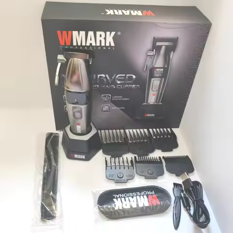 WMARK NG-8008 Trimmer Professional Hair Clippers Electric Hair Cutting Machine Metal Cordless Barber