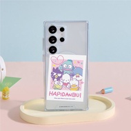 三麗鷗男團合照拍立得防摔透明SAMSUNG手機殼