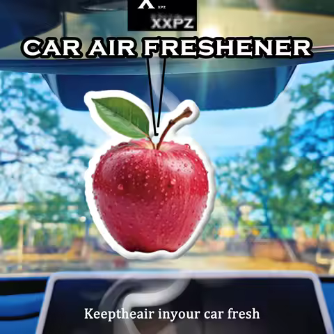 1/3pcs Apple Car Air Freshener Auto Parts Car Hanging Cute Red Apple Shape Aromatherapy Scent Natura