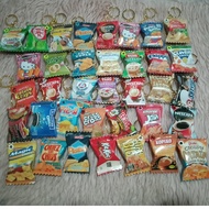 Miniature Pinoy Snacks Trinket Keychain Filipino food Chichirya Customized Accessories