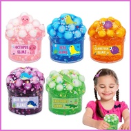 Jelly Cube Slimes Kit Fluffy Slimes Kit with Glitter Crystal Boba Slimes Party Favor for Children Girls Boys Kids shinsg