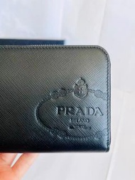 Prada Wallet 男款銀包 牛皮全新帶盒