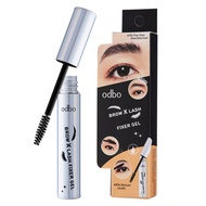 โอดีบีโอ เจลปัดคิ้วฟู มาสคาร่าเจล เนื่อสีดำ ล๊อคขนตา กันน้ำ 5g OD934 odbo Brow X Lash Fixer Gel