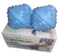 現貨★日本代購★免運 日本光伸CLEAN AQUA ECO POWER BALL 環保洗衣球 (2球/盒)