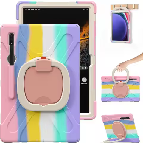 Case For Samsung Galaxy Tab S11 S8 S9 S10+Ultra 14.6"S7 Plus 12.4 Shockproof Tablet Stand Cover Tab 