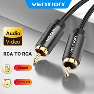 Vention RCA Cable (1m/1.5m/2m), Male to Male Stereo AV Cord for TV, Amplifier, DVD, and Home Theater