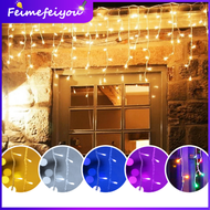 led light for room 5M Christmas Garland LED Icicle Curtain String Lights Droop 0.4-0.6m Outdoor Eave