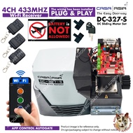 WIFI 4CH 433MHZ CASA ASIA 327 (Without gear rack) Autogate DC Sliding Gate build in Motor 800kg