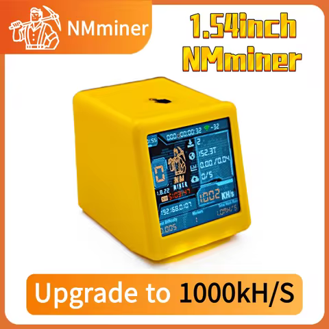 NMMiner Corlorful Smart TV 1000KH/s better Nerdminer v2 ESP32 BTC SOLO Lottery Miner & Smart gift si