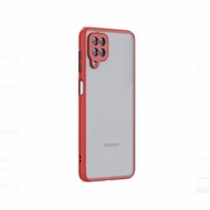 original case samsung m62 aero frosted camera protection casing m62 - samsung m62 merah