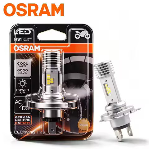 OSRAM Original HS1 LED Headlight Bulb For Motorcycle HS1 10W High/Low Car Lamps 1:1 H4 PX43T 7685CW