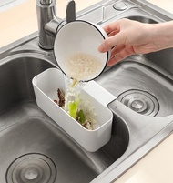 TOPFINE Sink Drain Strainer Basket Kitchen Food Waste Leftovers Food Catcher Garbage Corner Sink Strainer