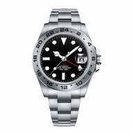 Custom Logo Diy NH34 GMT 39mm Men Luxury Auto Mechanical Watch Adventure Military 100M Waterproof Cl