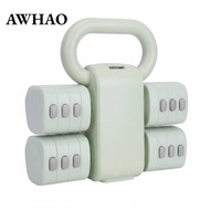 [AWHAO] 2-in-1 Dumbbell Kettlebell, Adjustable, Detachable, Home Fitness Equipment