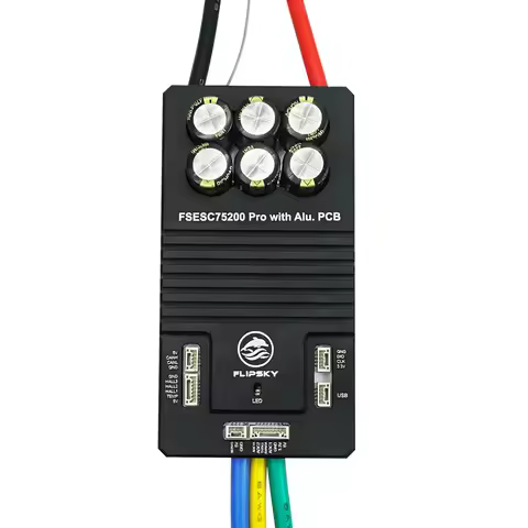 Brushless ESC Flipsky 75200 Pro 84V High Current With Aluminum PCB Based on VESC For Fighting Robot 