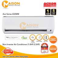 [Sales] Acson AVO Non-Inverter Aircond R32 (1.0HP - 2.5HP)