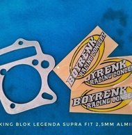 PACKING STROKE / PAKING BLOK DIRAL LEGENDA SUPRA FIT TEBAl 1MM-10MM ALMINI