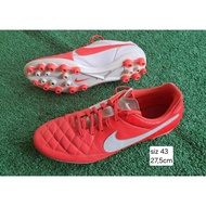 MERAH Red nike tiempo Soccer Shoes