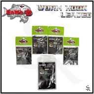 SAWA-D WORM HOOK LEADED