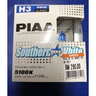 PIAA SOUTHERN STAR WHITE HALOGEN BULB H3 5100K