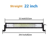 Led Light Bar Dual Row 22 32 42 52inch Spot Flood Combo beam 420W 620W 820W 1020W Combo Led Driving 