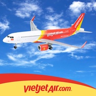 Airbus A320 VietJet Air Commercial Airplane Paper Model
