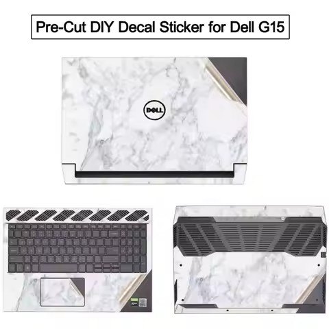 Pre-Cut Printed Vinyl Laptop Accessories Decal Sticker Skin Film for 2023 2022 Dell G15 5530 5525 55