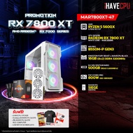 iHAVECPU คอมประกอบ MAR7800XT-47 AMD RYZEN 5 5600X  / B550M / RX 7800 XT 16GB / 16GB DDR4 3200MHz (SKU-240317821)
