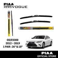 PIAA Aero Vogue Silicone Wiper For GS/ES300 2012 ~ 2019 (26" & 18")