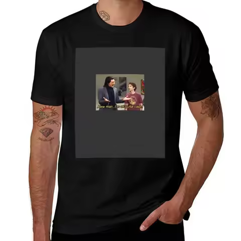 Aww Man I'm All Outta Cash! Adam Driver Skit Quote T-Shirt Sporty Casual Quick Dry T-Shirt