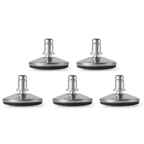 5Pcs replace Swivel Caster Wheels to Fixed Stationary (11mm) stem fit most office chair, Anti-Slip F