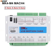 Maxgeek MK4-M4 MACH4 3 Axis 4 Axis 6 Axis CNC Breakout Board 2000KHz USB Motion Card For Engravers L