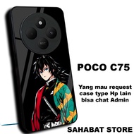 Case hp poco/S6/softcase glossy Poco C75/Casing Poco C75/ can request other types