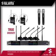 SHALANRA WS-880 Conference speech lavalier wireless microphone UHF True diversity Conference Microph