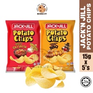 Jack’n Jill Potato Chips Fun Pack - Cili Salsa & BBQ 15g x 5’s