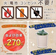 日本 バルサン 室內用 仙人掌/螢火蟲 可愛造型 防蟲防蚊擺飾 270日（單售）