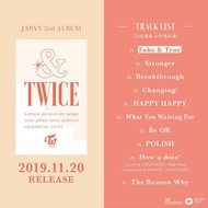 TWICE JAPAN 2nd Album &TWICE