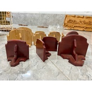 Simple Catholic Altar Shelf - wooden