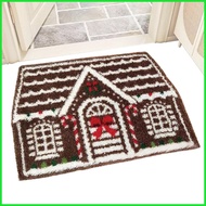 Gingerbread House Rug 23.6x35.4inch Cute Soft Festive Home Christmas Decor Winter Holiday Gingerbrea