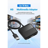 Car TV Mate Max Express 4 IN 1 Wireless CarPlay Android Auto Wired DisplayPort Device Screen Mirrori