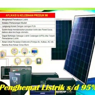 pembangkit listrik tenaga Surya solar Cell panel Surya 500 watt