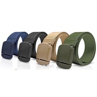 Nylon Canvas Buckle Head Belt Airport Belt Anti Metal Belt