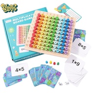 (Unique) Kids Montessori Educational Wooden Toys Baby Math Toys 99 Multiplication Table Math Arithme
