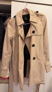 Coach 淺粉紅色風衣外套