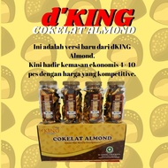 Exp August 2023 DKING ALMOND CHOCOLATE 4X40 / WHOLESALE BONIBOL PEKANBARU