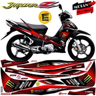 Decal Sticker Striping Variasi Jupiter Z Robot 2010-2013 MONSTER MOTO GP⁸/Jupiter Z 2010 /Jupiter Z 2011 /Jupiter Z 2012 /Jupiter Z 2014 /Decal Jupiter Z Robot Lis Jupiter Z Robot Striping Jupiter Z Robot /Polet Jupiter Z Robot /Modifikasi Jupiter ZRobot¹