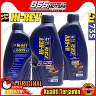 4T Oil HIREV 4T735 4T 735 15W-50 Semi Synthetic 1 Liter Super Racing ORIGINAL Engine Oil HI-REV