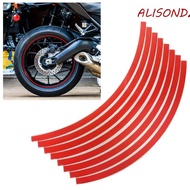 ALISONDZ Motorcycles Wheel Sticker For Kawasaki Motorcycle Accessories Motorcycle Stickers Reflective Stripes Car Wheel Stickers Bike Stickers Rim Stripe Tape