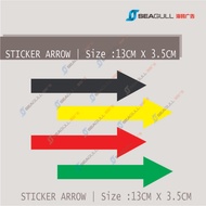 Arrow Sticker Anak Panah Pelekat Direction Arrow Left Right Show Direction
