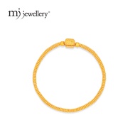 MJ Jewellery 916/22K Gold Beaded Pandora Bracelet T036